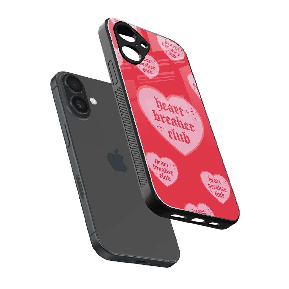 Heart Breaker Club Phone Case for Iphone 16 | Glass Case