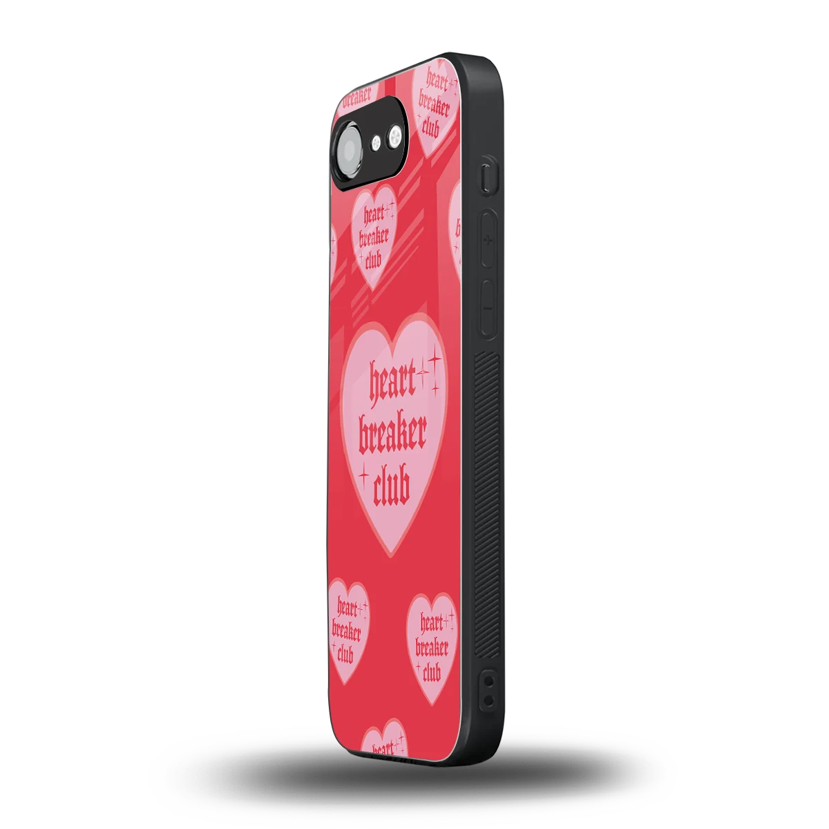 Heart Breaker Club iphone 16e mobile cover | shockproof glass phone case