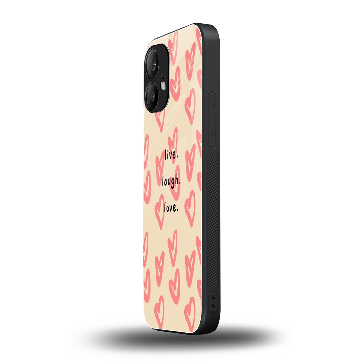 Heart Flow nothing phone 2 mobile cover | shockproof glass phone case