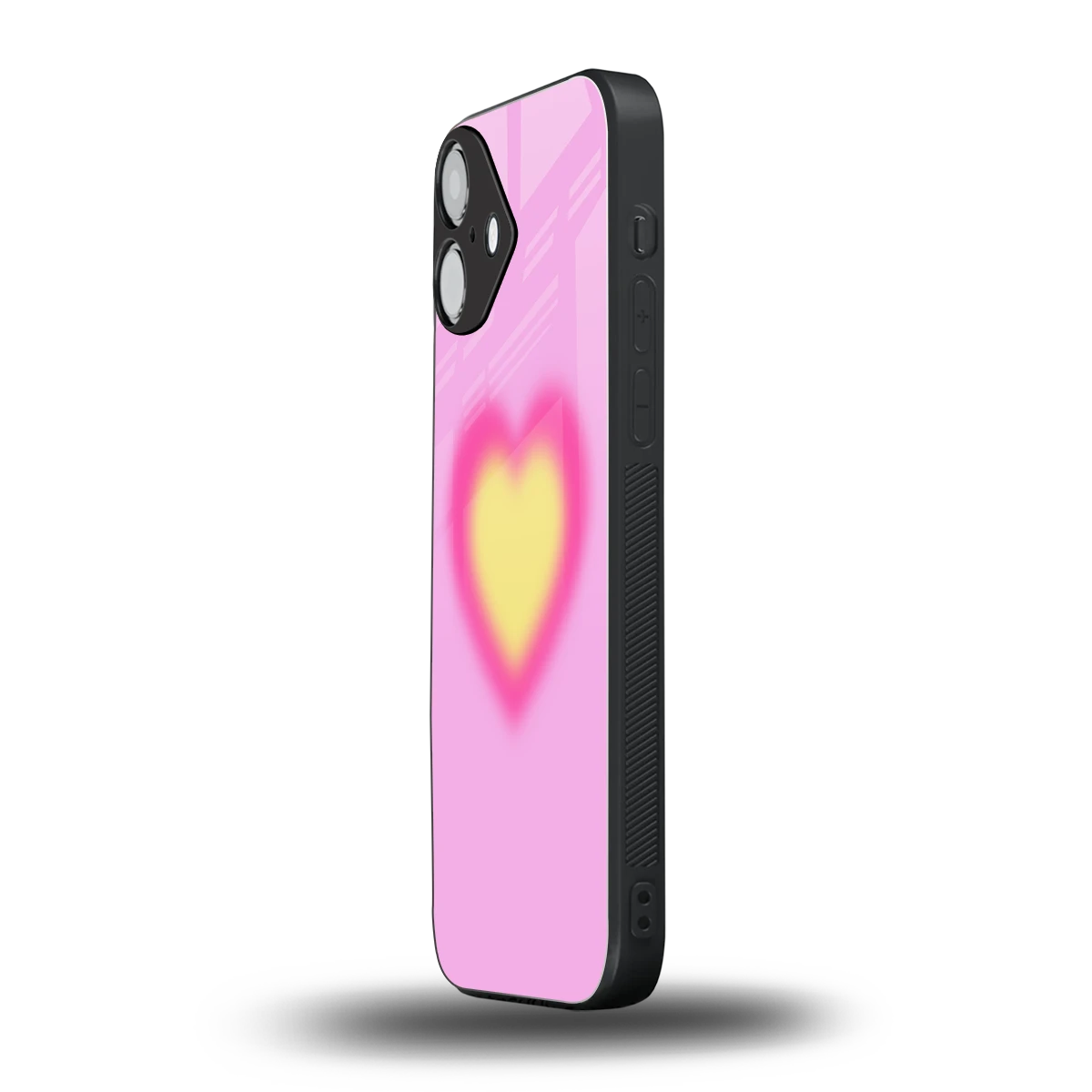 Heart Spectrum iphone 16 plus mobile cover | shockproof glass phone case