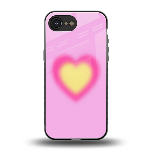 Heart Spectrum back phone cover | glass case for iphone 16e