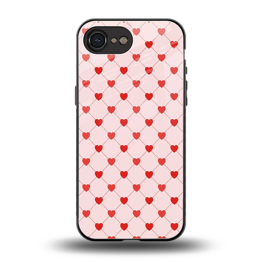 Heartbeat back phone cover | glass case for iphone 16e