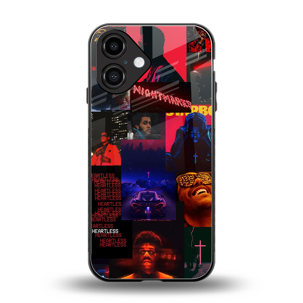 Heartless Vibes Phone Case for Iphone 16 | Glass Case