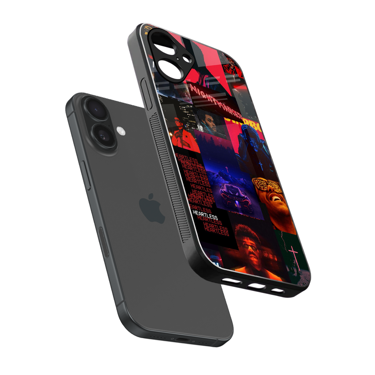 Heartless Vibes Phone Case for Iphone 16 | Glass Case