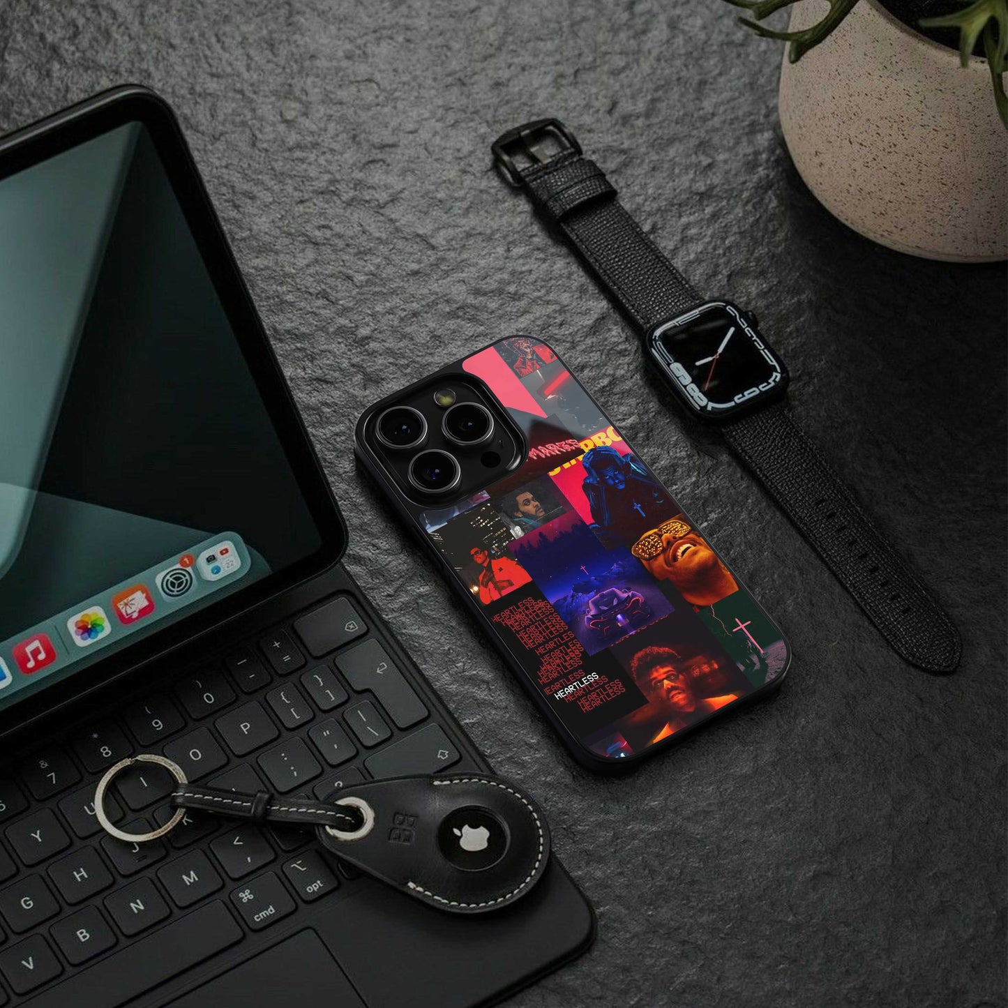 Heartless Vibes Phone Case for Iphone 16 | Glass Case