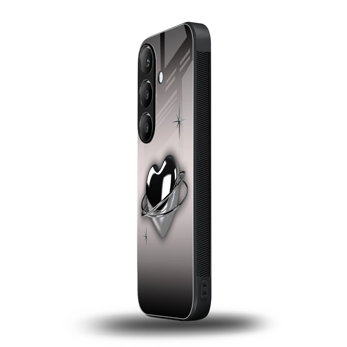 Holo Heart samsung galaxy s23 plus mobile cover | shockproof glass phone case