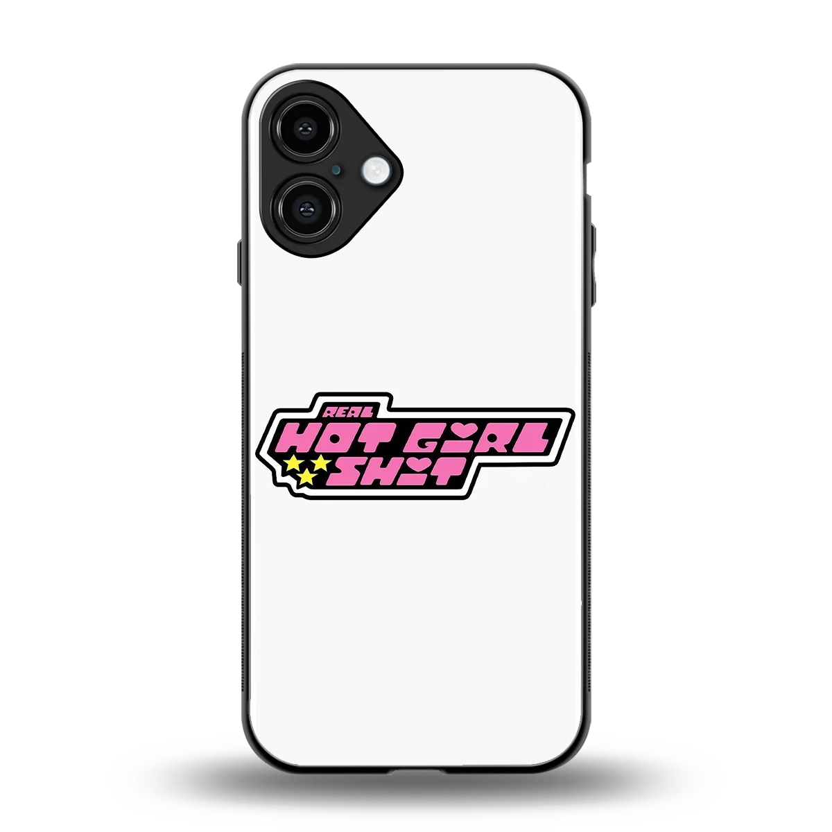 Hot Girl Energy back phone cover | glass case for iphone 16 plus