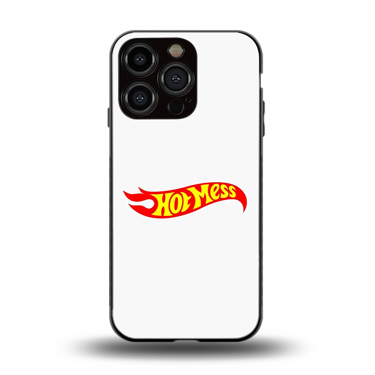 Hot Mess back phone cover | glass case for iphone 16 pro