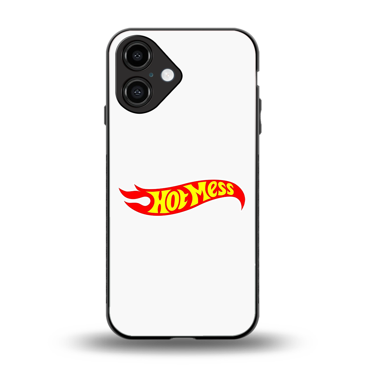 Hot Mess back phone cover | glass case for iphone 16
