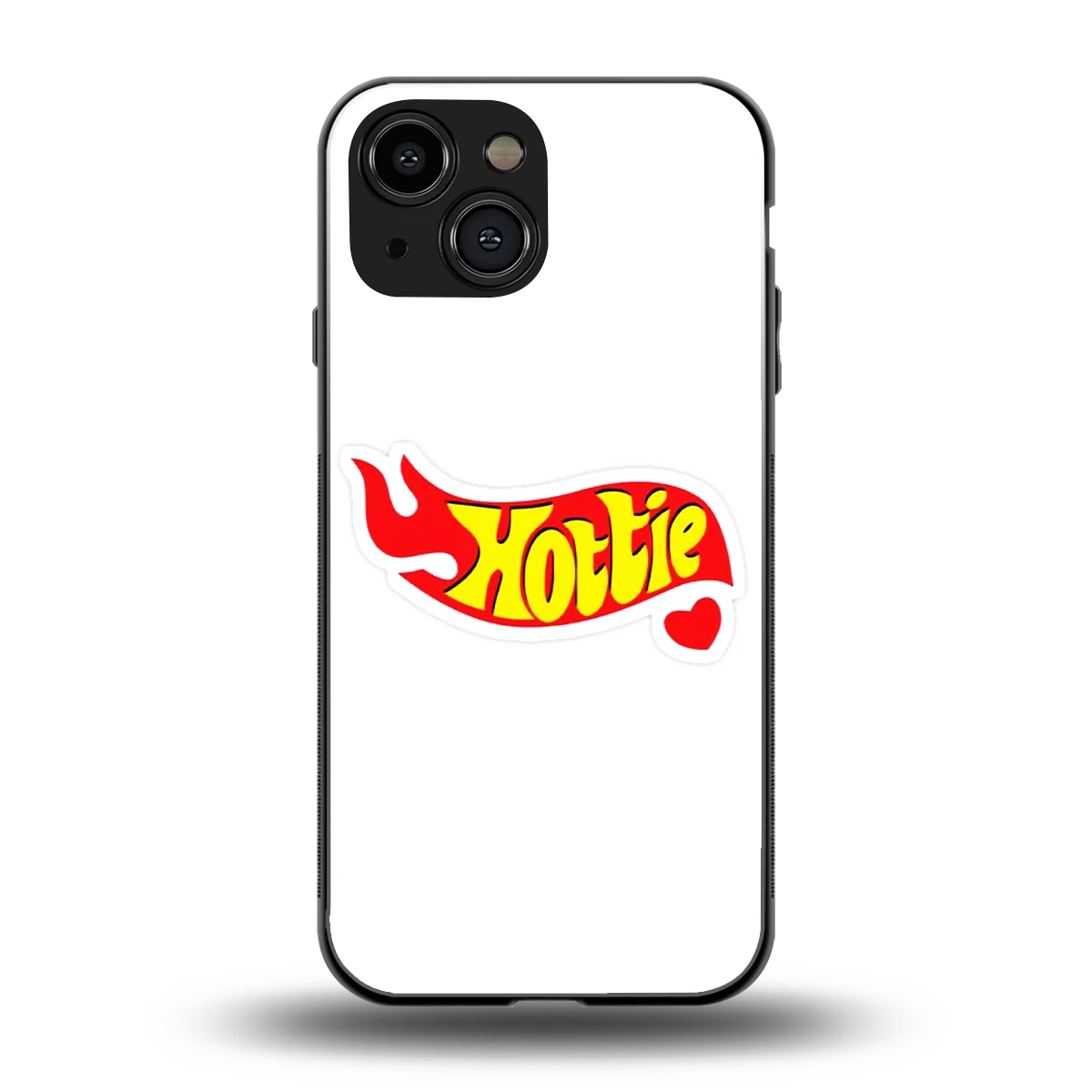 Hottie back phone cover | glass case for iphone 13 mini
