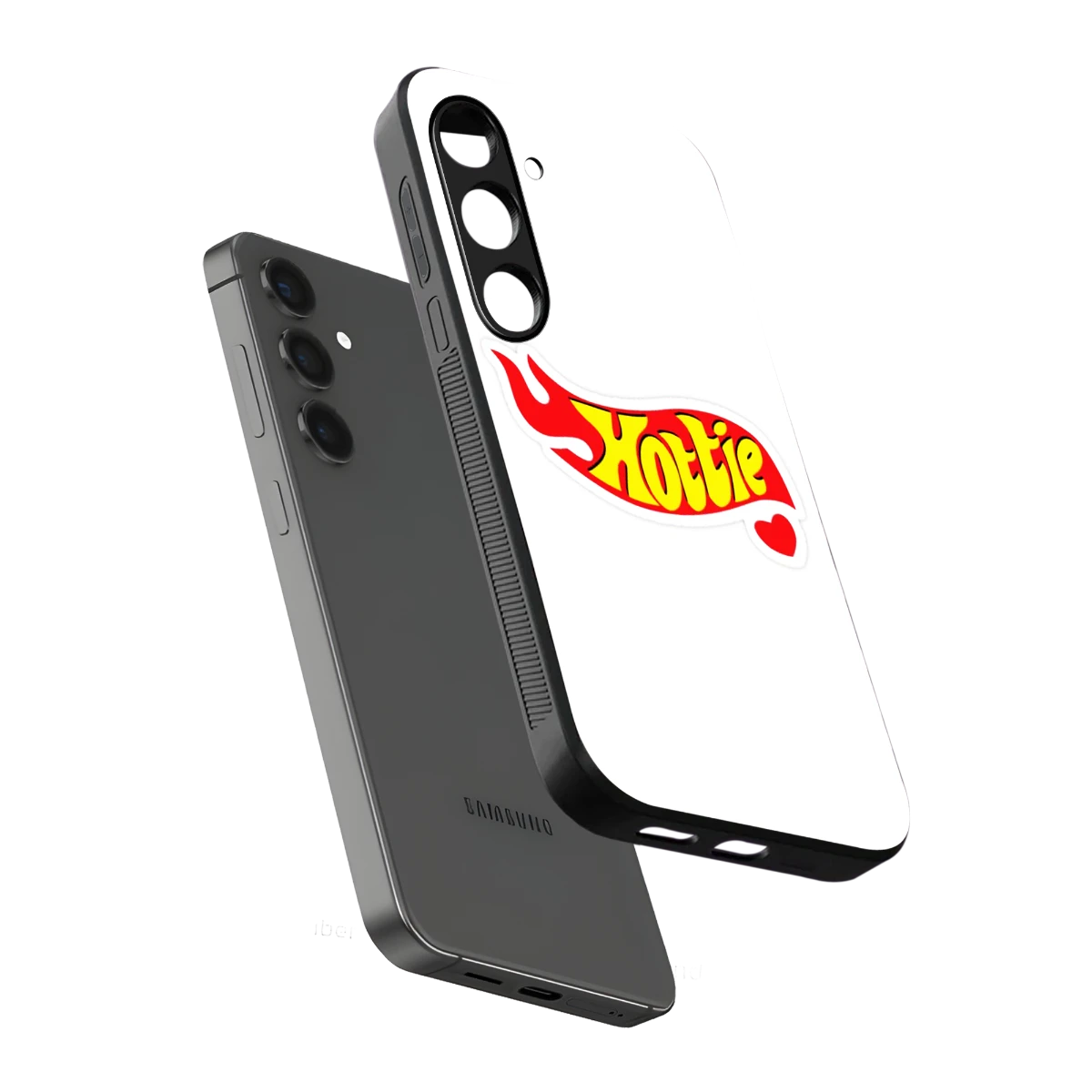 Hottie sleek samsung galaxy s23 plus cover with tempered glass back and TPU edges