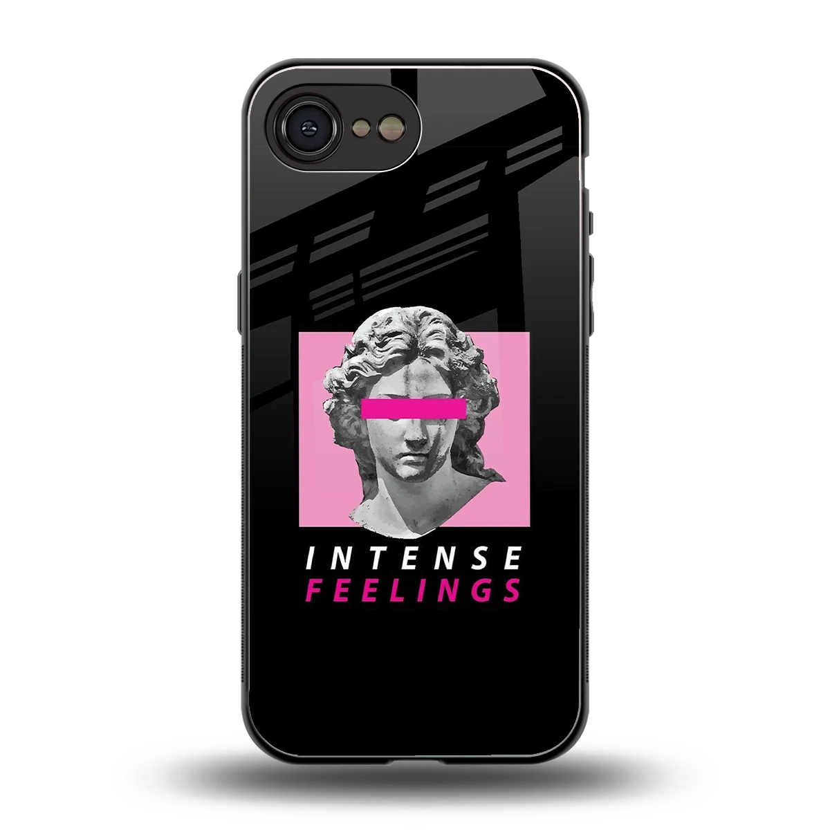 Intense Feelings back phone cover | glass case for iphone 16e