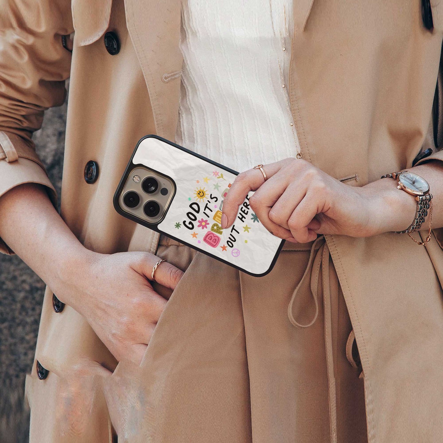 It's Brutal Out Here Phone Case for Iphone 16 | Glass Case
