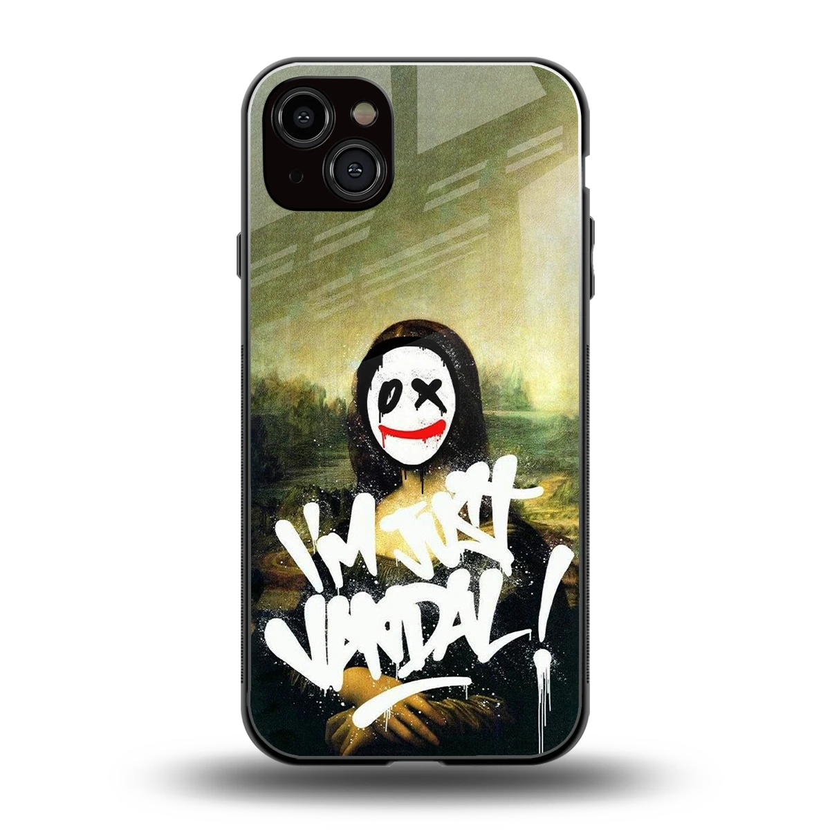 Joker Lisa back phone cover | glass case for iphone 14 plus