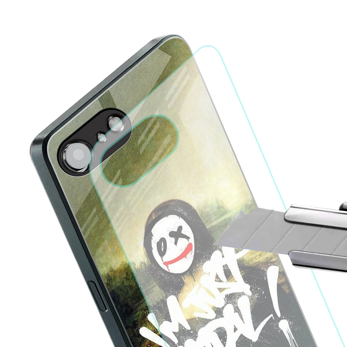 Joker Lisa stylish phone case for iphone 16e | glossy glass and slim fit