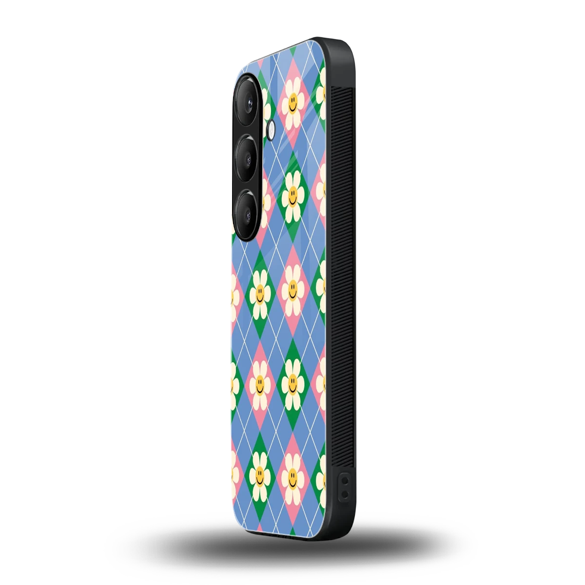 Joy Petals samsung galaxy s24 mobile cover | shockproof glass phone case