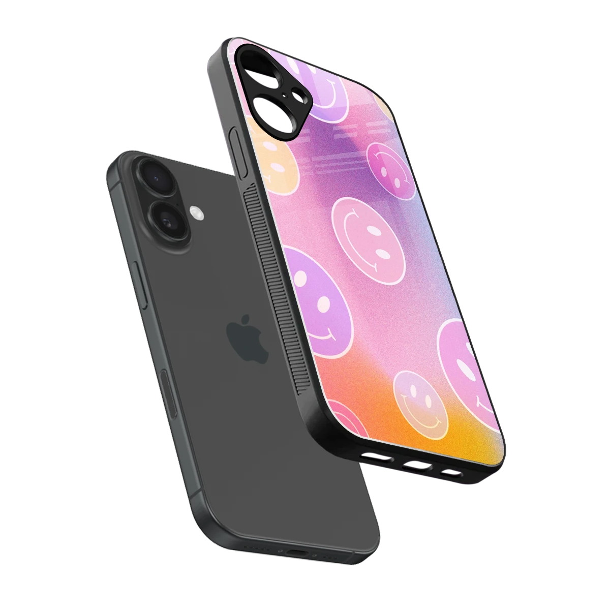 Joyride sleek iphone 16 plus cover with tempered glass back and TPU edges