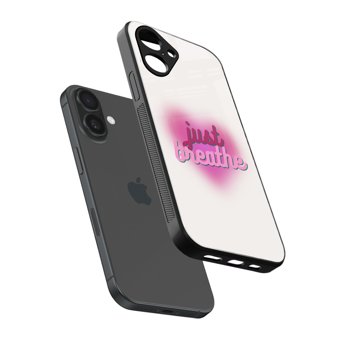 Just Breathe Phone Case for Iphone 16 | Glass Case