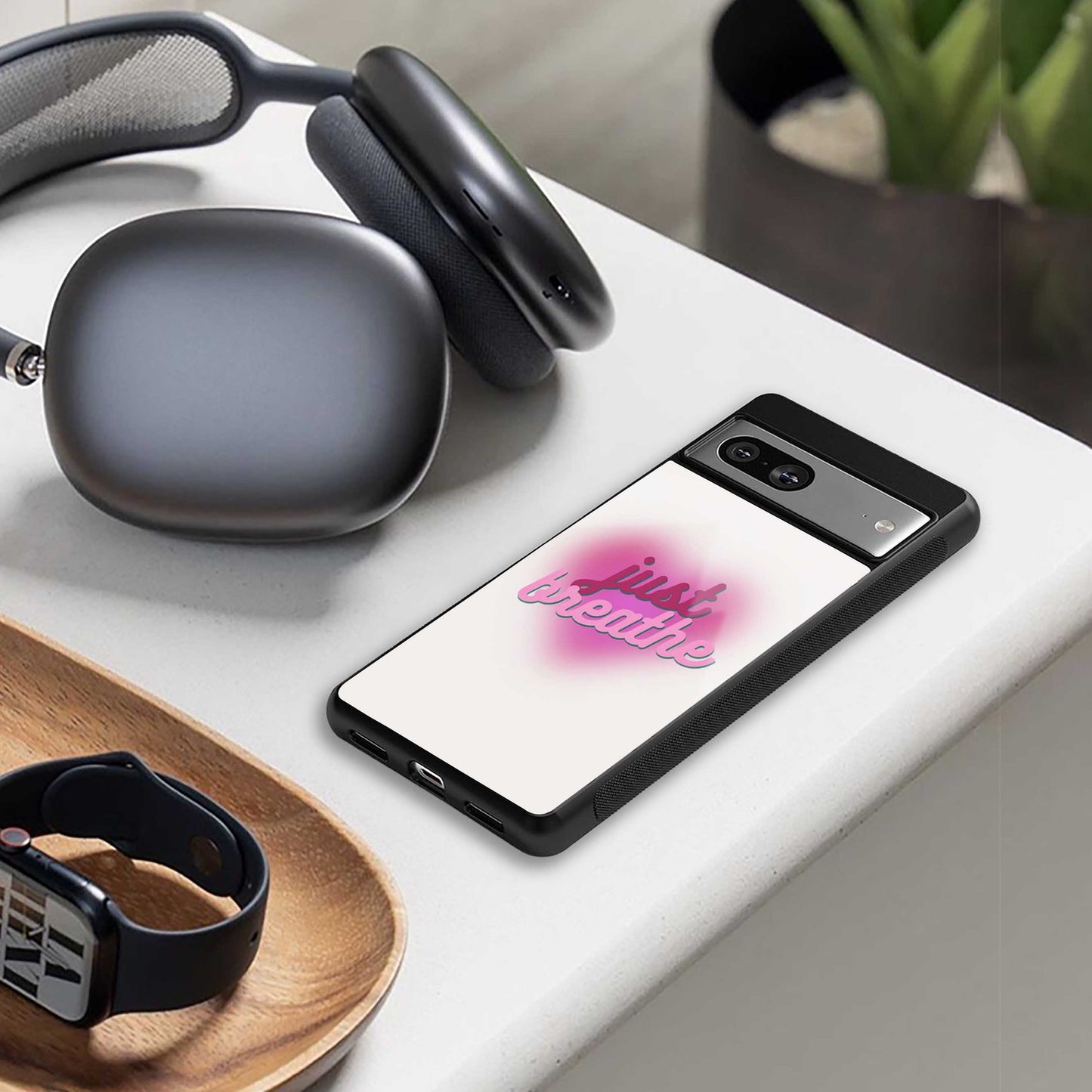 Just Breathe Phone Case for Iphone 16 | Glass Case