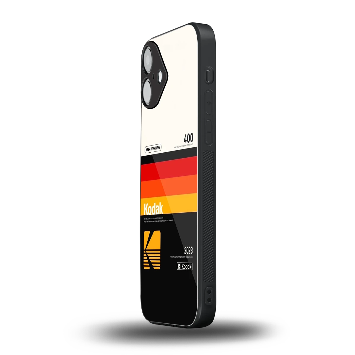 Keep Happiness iphone 16 plus mobile cover | shockproof glass phone case