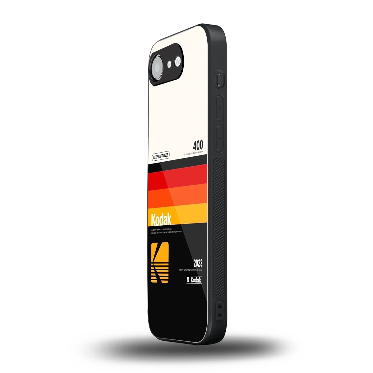 Keep Happiness iphone 16e mobile cover | shockproof glass phone case