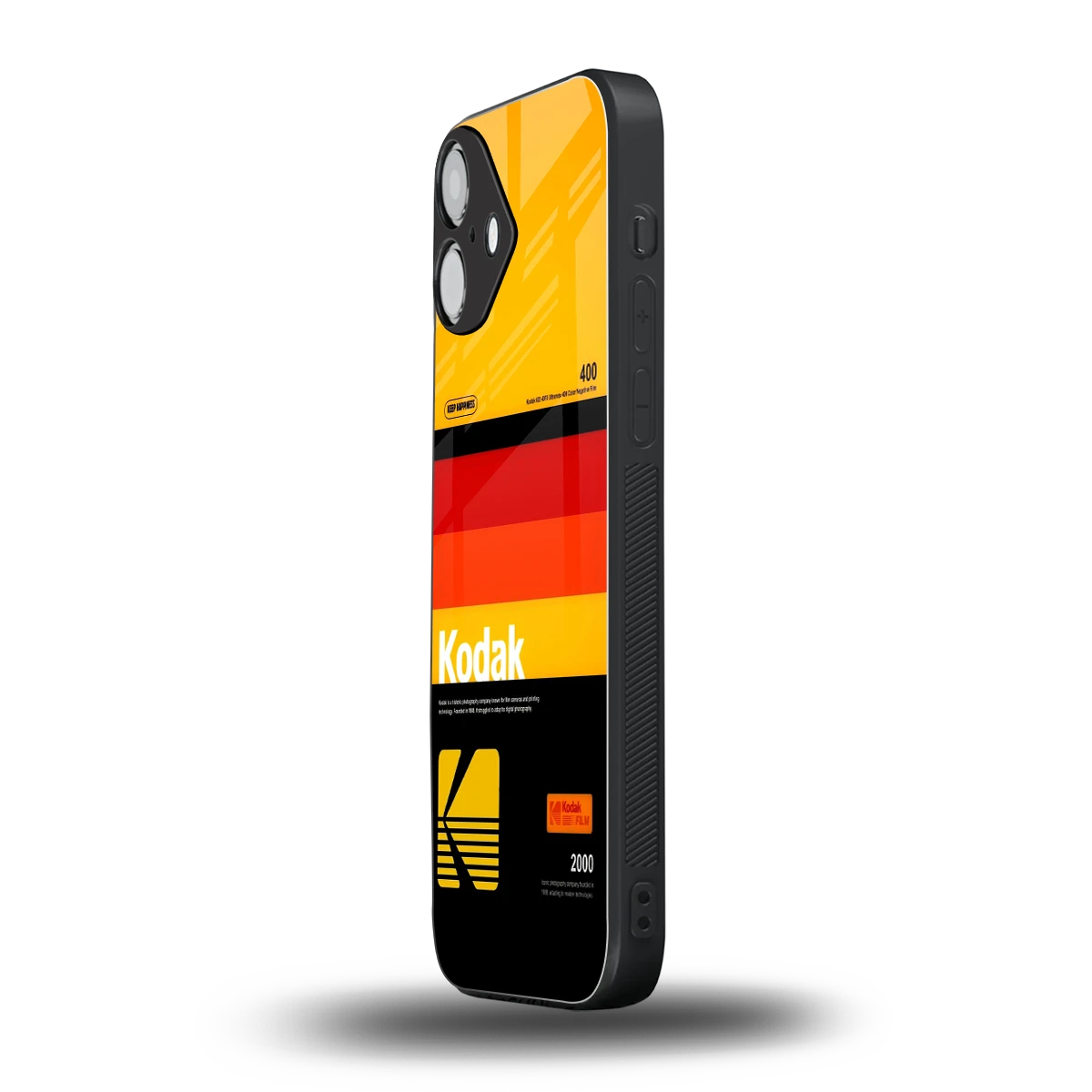 Keep Happiness Yellow iphone 16 plus mobile cover | shockproof glass phone case