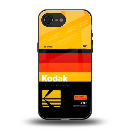 Keep Happiness Yellow back phone cover | glass case for iphone 16e
