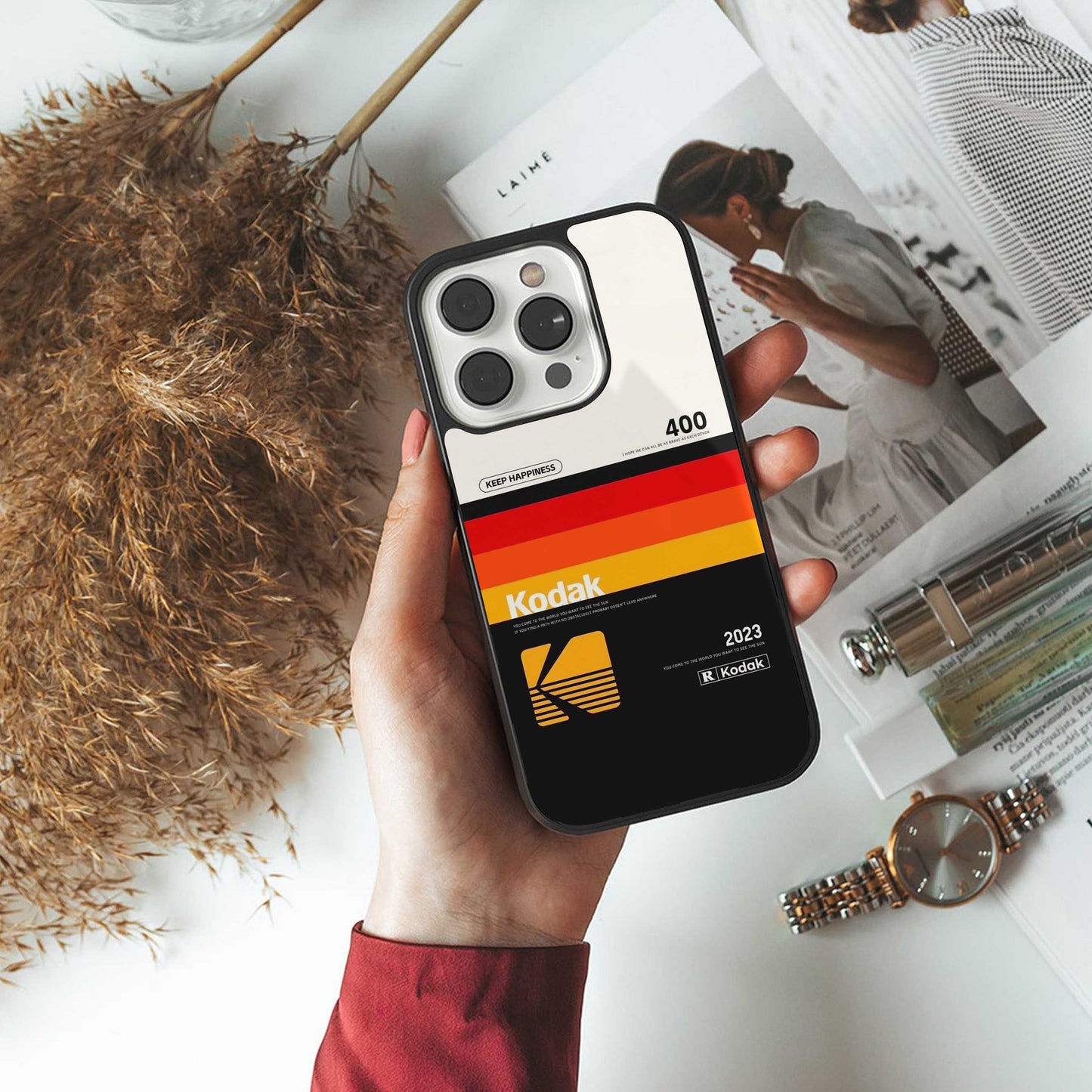 Keep Happiness Phone Case for Iphone 16 | Glass Case