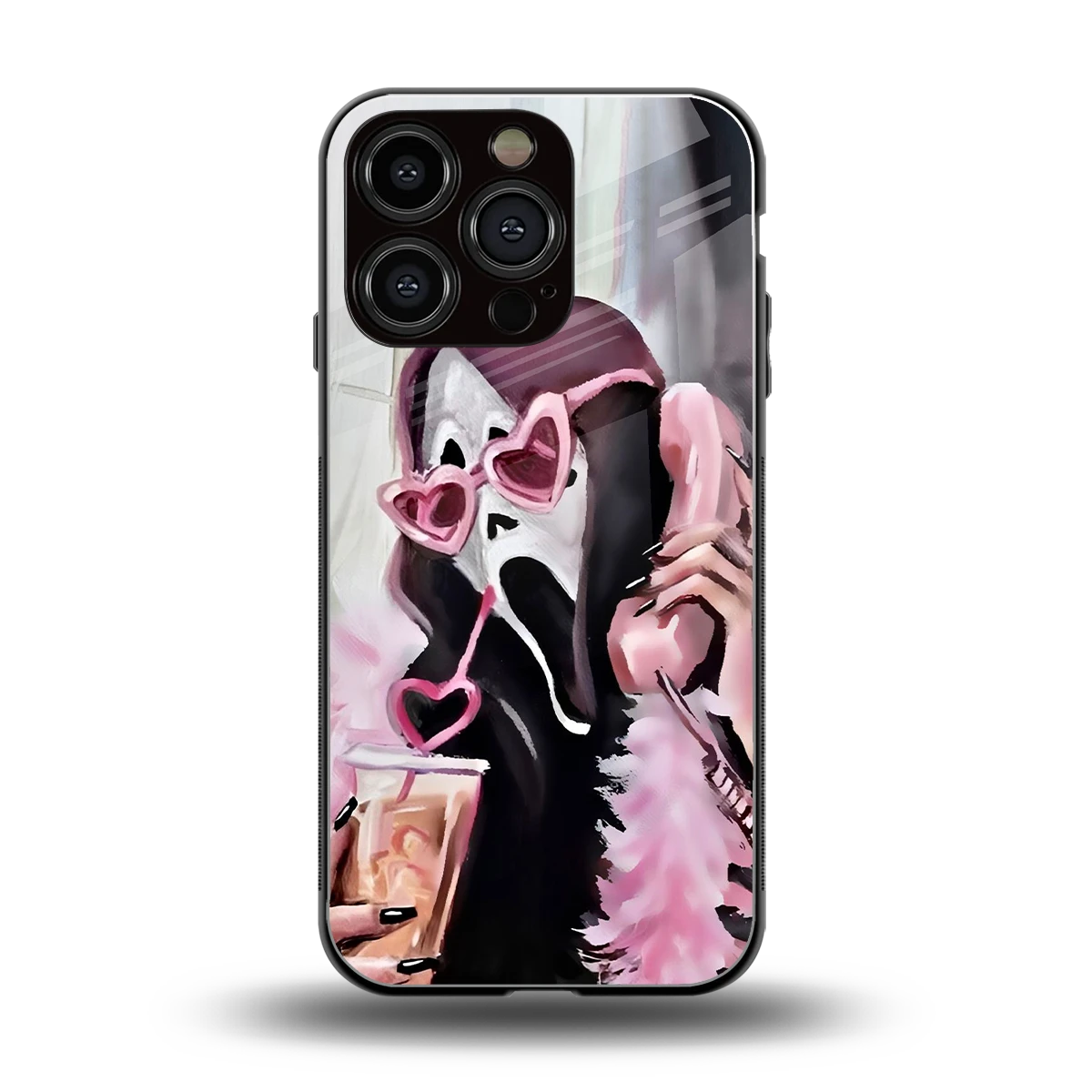 Killer Chiller back phone cover | glass case for iphone 16 pro