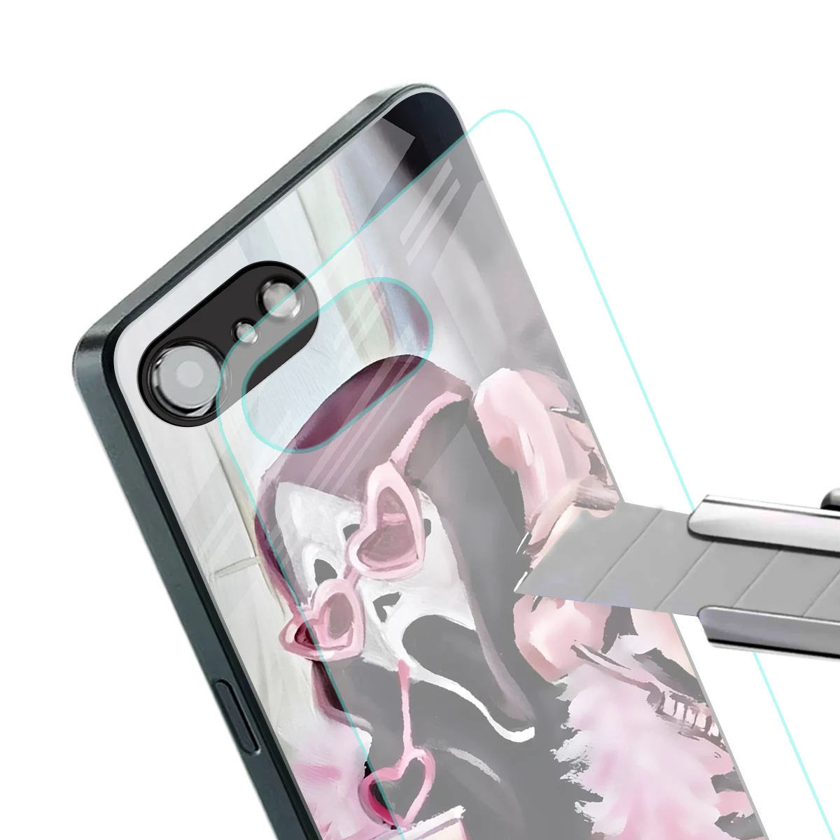 Killer Chiller stylish phone case for iphone 16e | glossy glass and slim fit