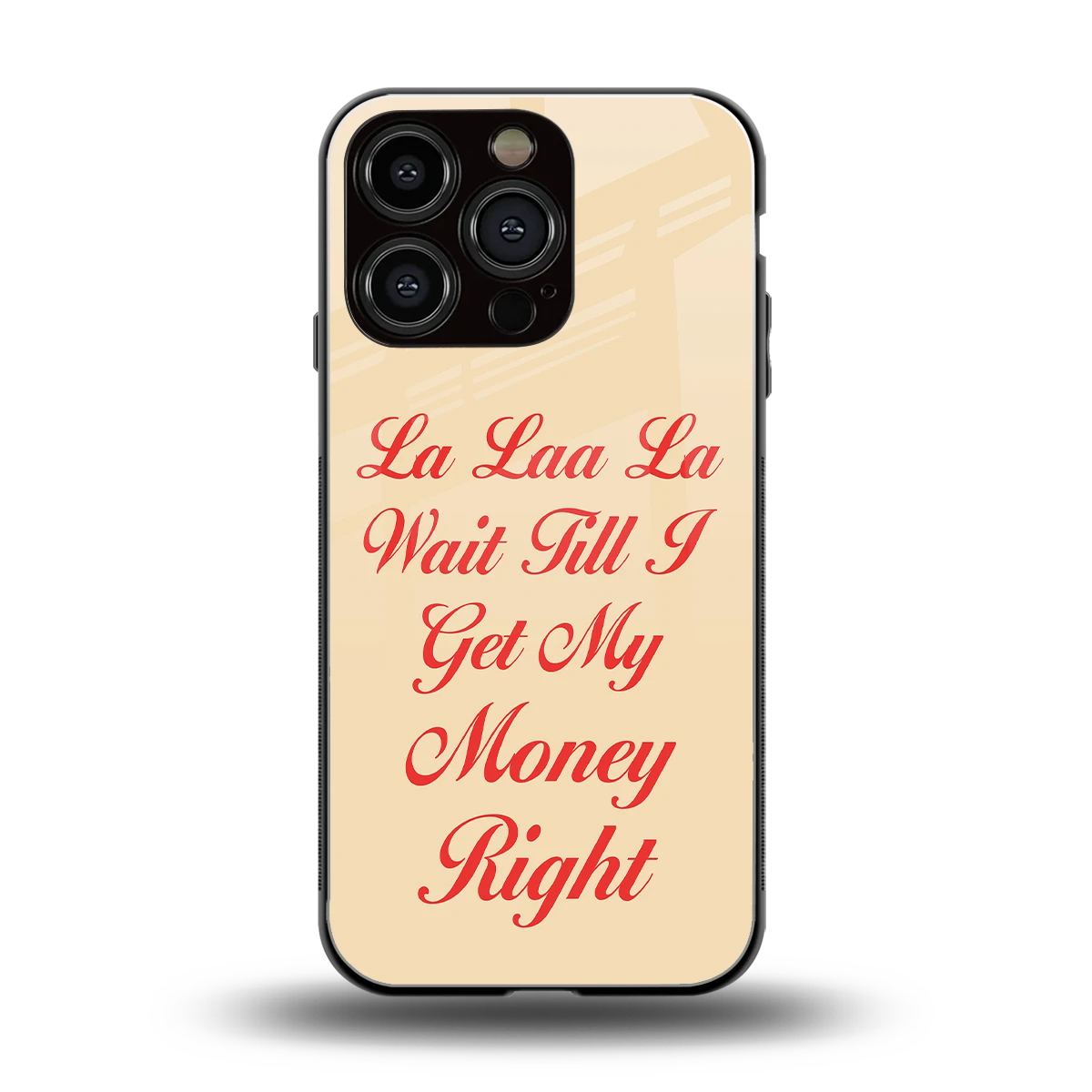 La Laa La back phone cover | glass case for iphone 16 pro