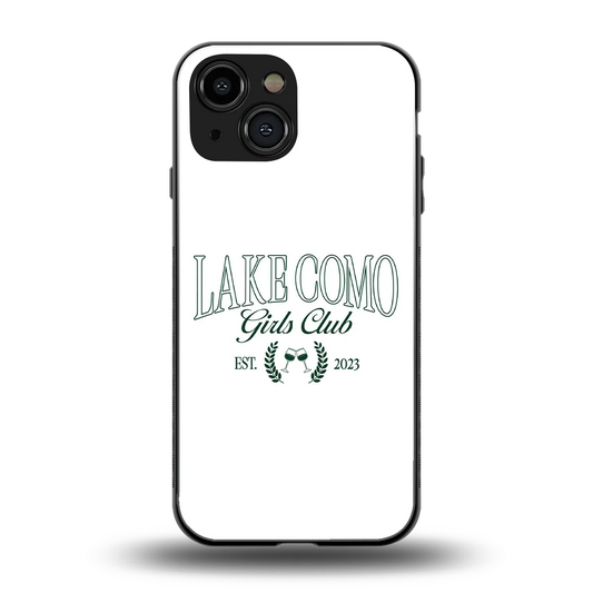 Lake Como back phone cover | glass case for iphone 13 mini