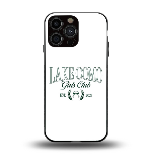 Lake Como back phone cover | glass case for iphone 14 pro max