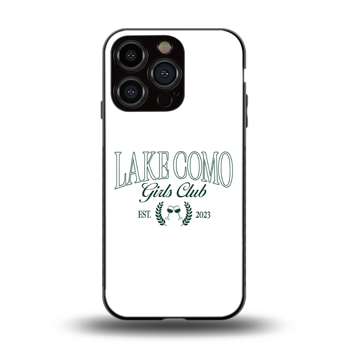 Lake Como back phone cover | glass case for iphone 16 pro
