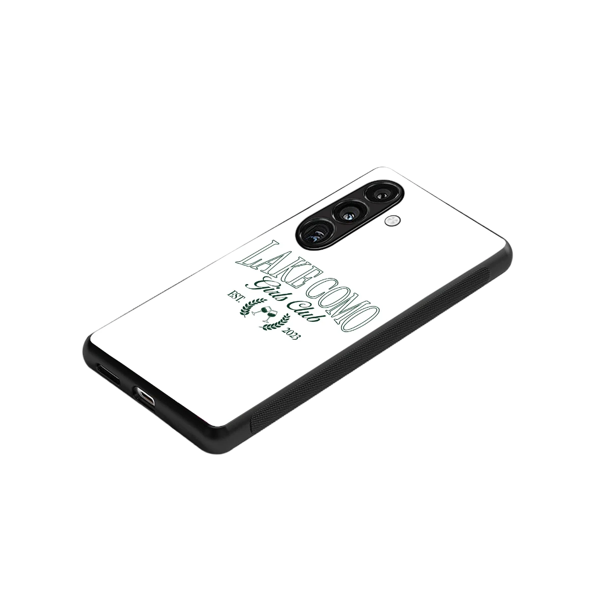 Lake Como stylish phone case for samsung galaxy s24 | glossy glass and slim fit
