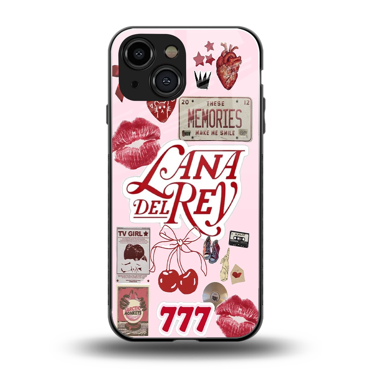 Lana Del Rey Collage back phone cover | glass case for iphone 13 mini