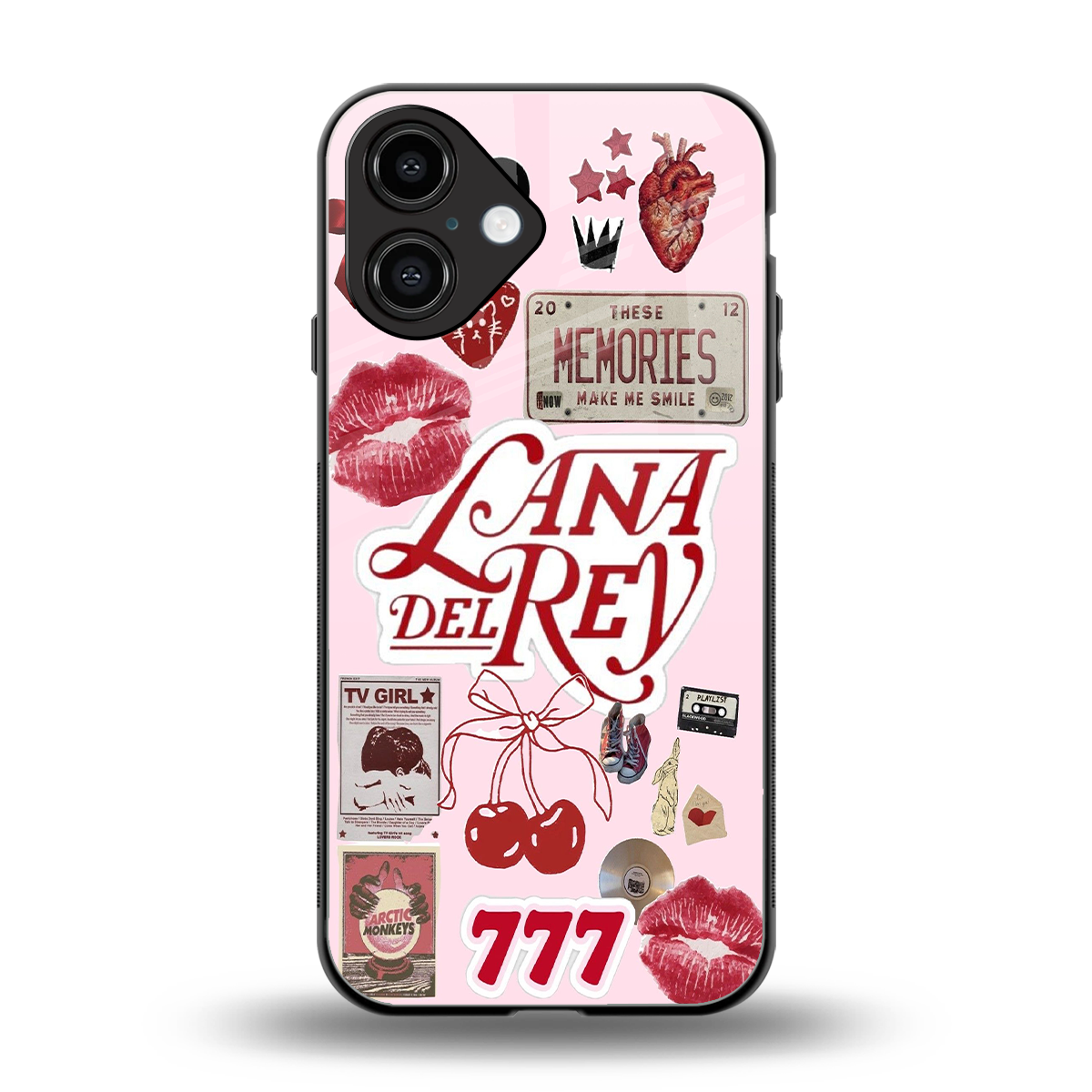 Lana Del Rey Collage Phone Case for Iphone 16 | Glass Case