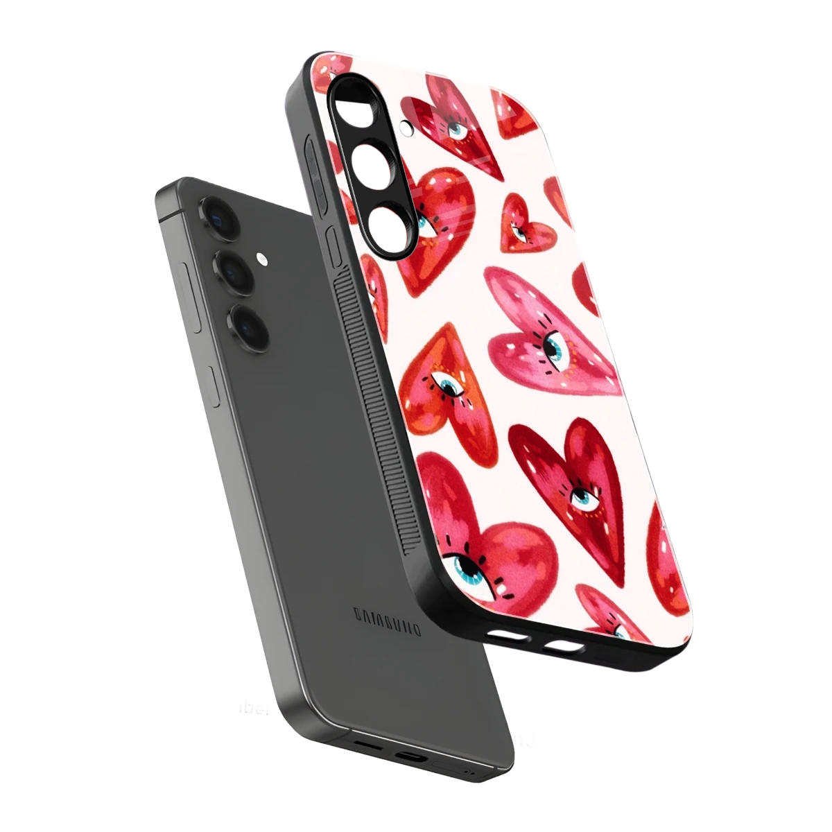 Lash Love sleek samsung galaxy s23 plus cover with tempered glass back and TPU edges