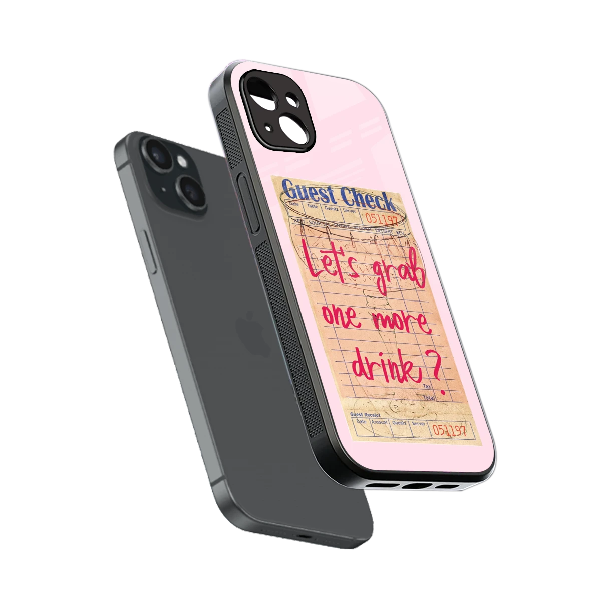 Last Call sleek iphone 14 plus cover with tempered glass back and TPU edges