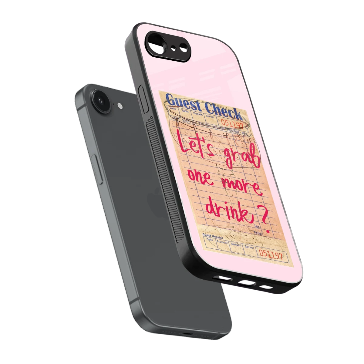 Last Call sleek iphone 16e cover with tempered glass back and TPU edges