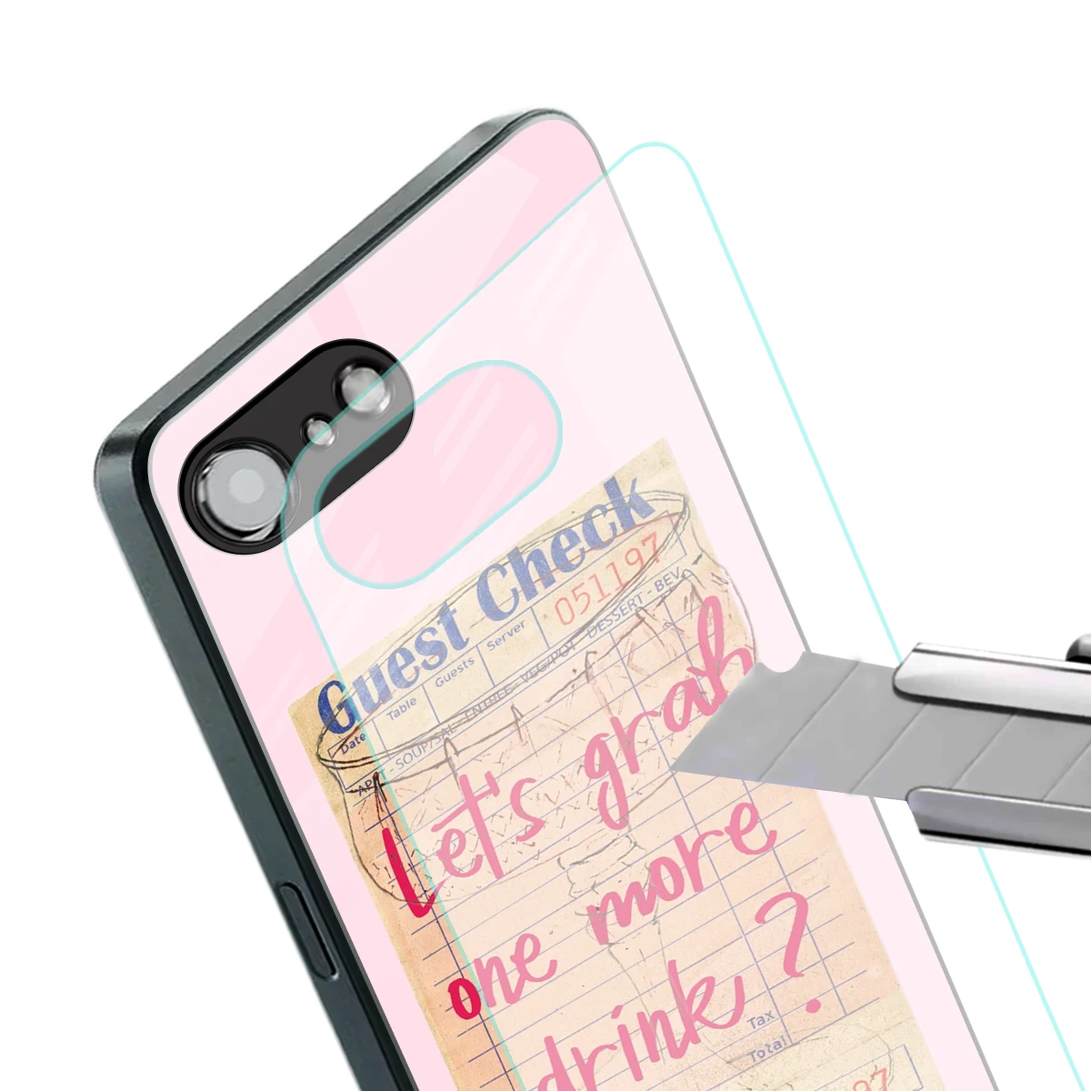 Last Call stylish phone case for iphone 16e | glossy glass and slim fit