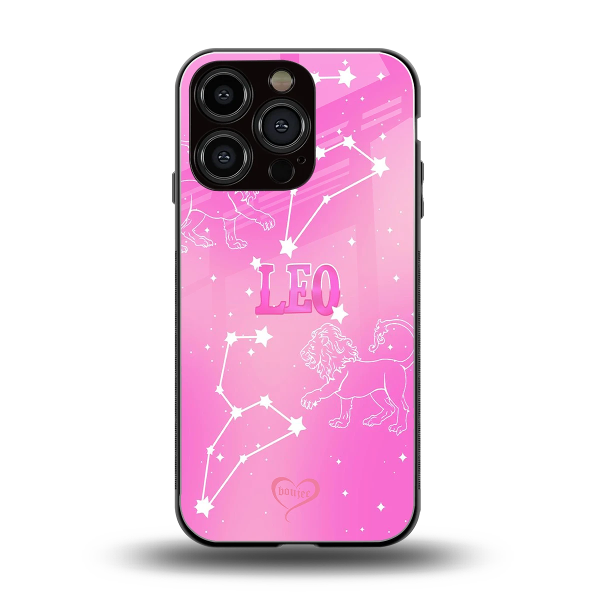 Leo Aura back phone cover | glass case for iphone 16 pro
