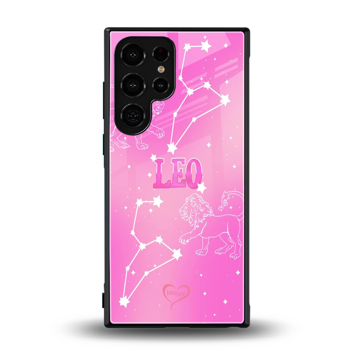 Leo Aura back phone cover | glass case for samsung galaxy s24 ultra