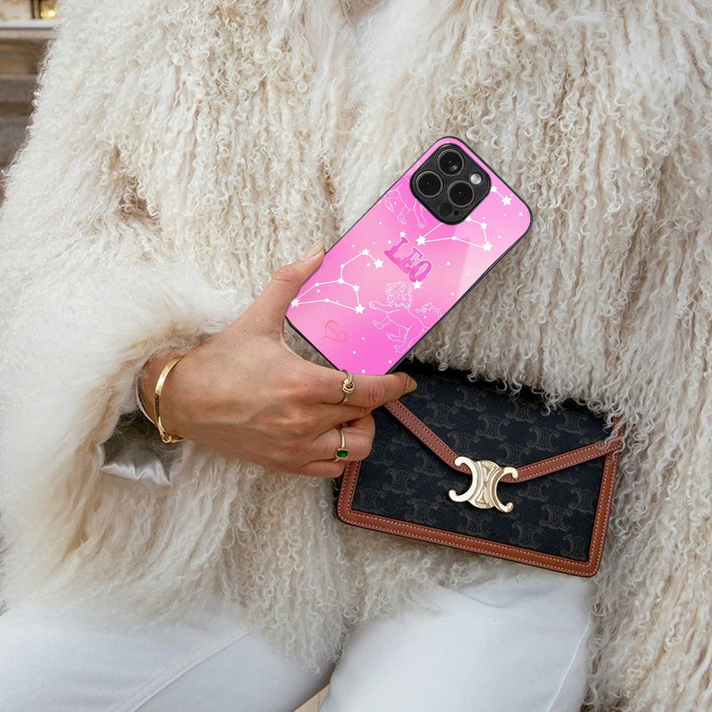 Leo Aura Phone Case for Iphone 16 | Glass Case