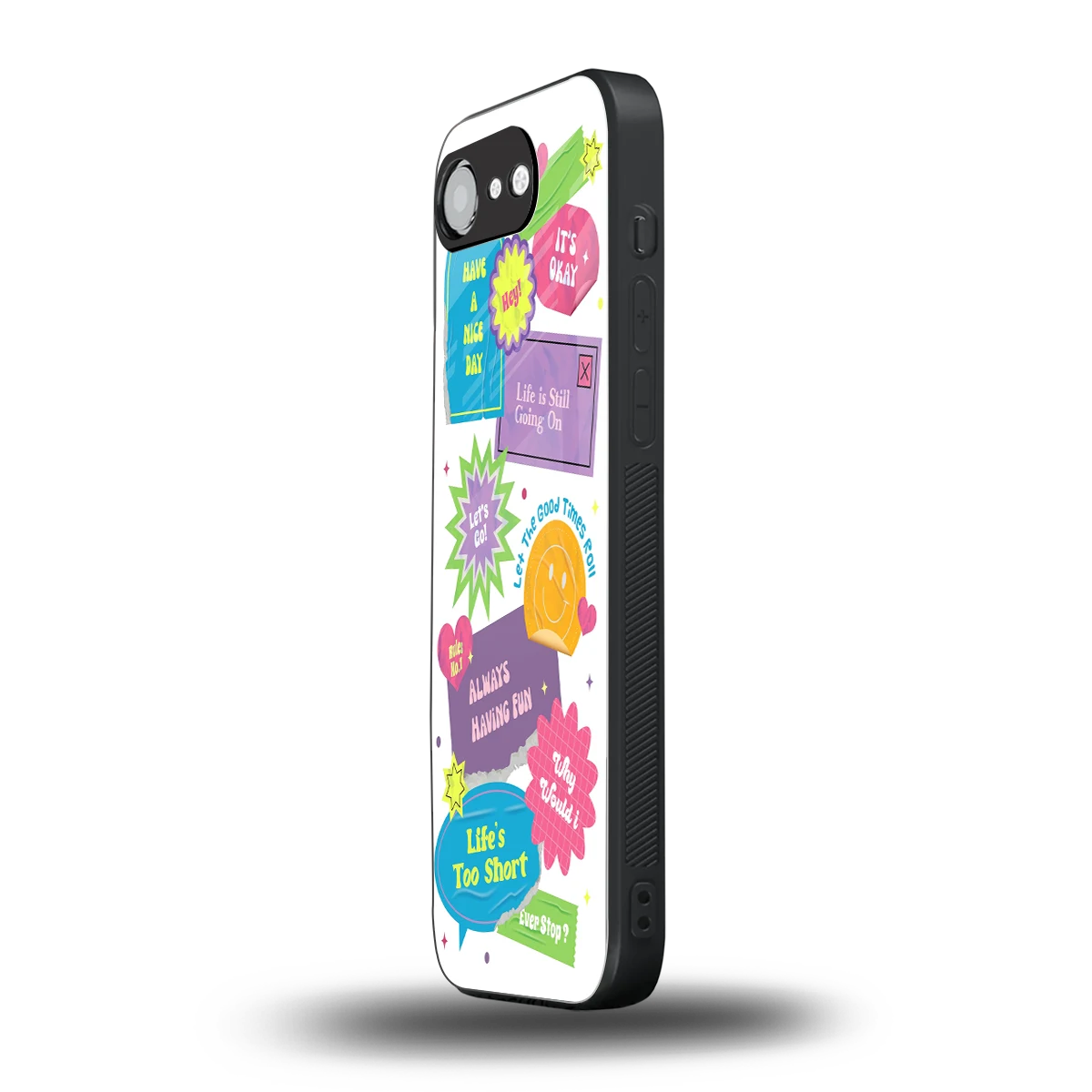 Lesss Go iphone 16e mobile cover | shockproof glass phone case