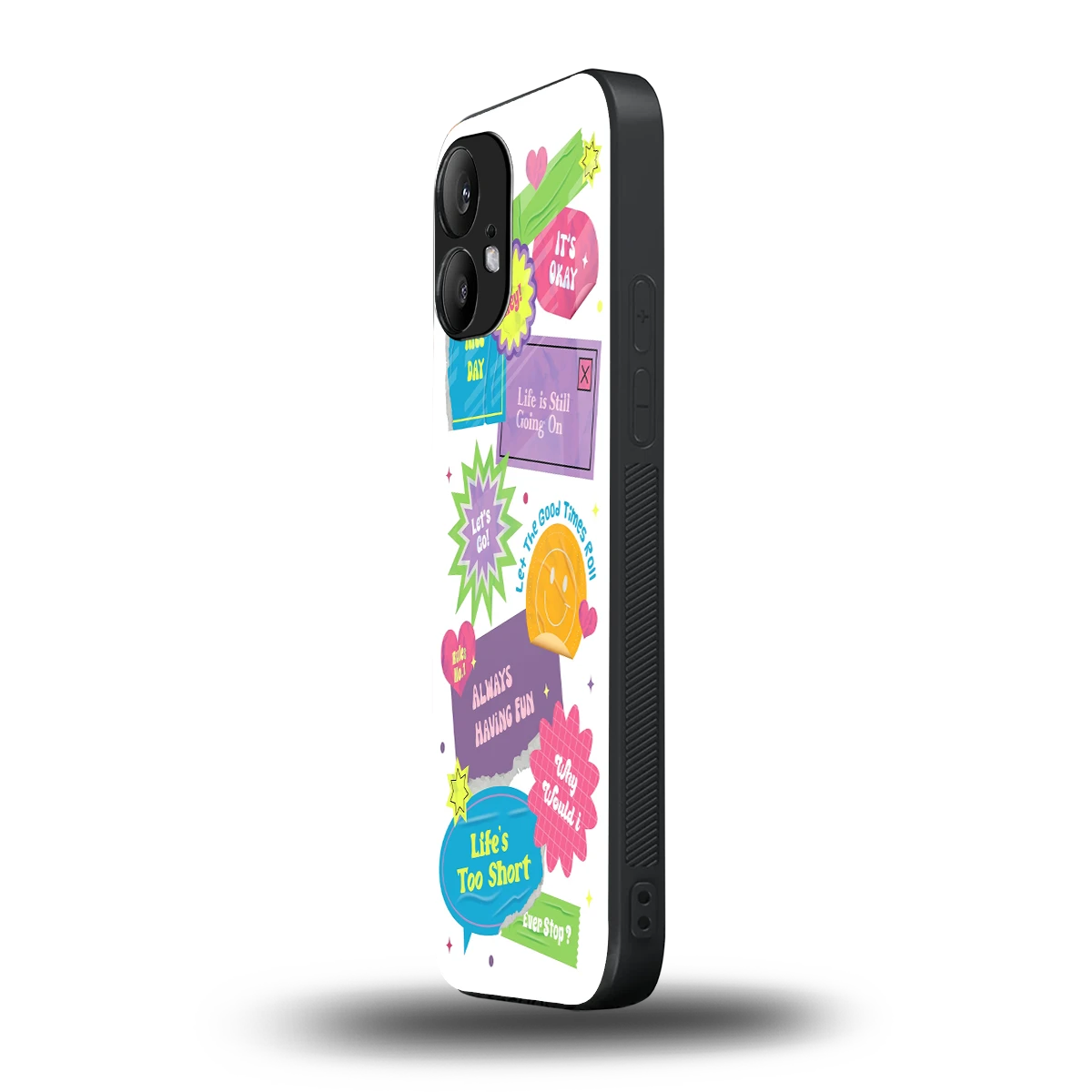 Lesss Go nothing phone 2 mobile cover | shockproof glass phone case