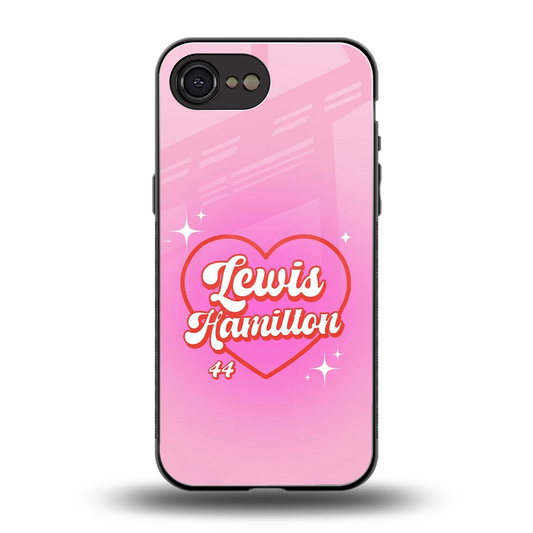 Lewis Hamilton back phone cover | glass case for iphone 16e