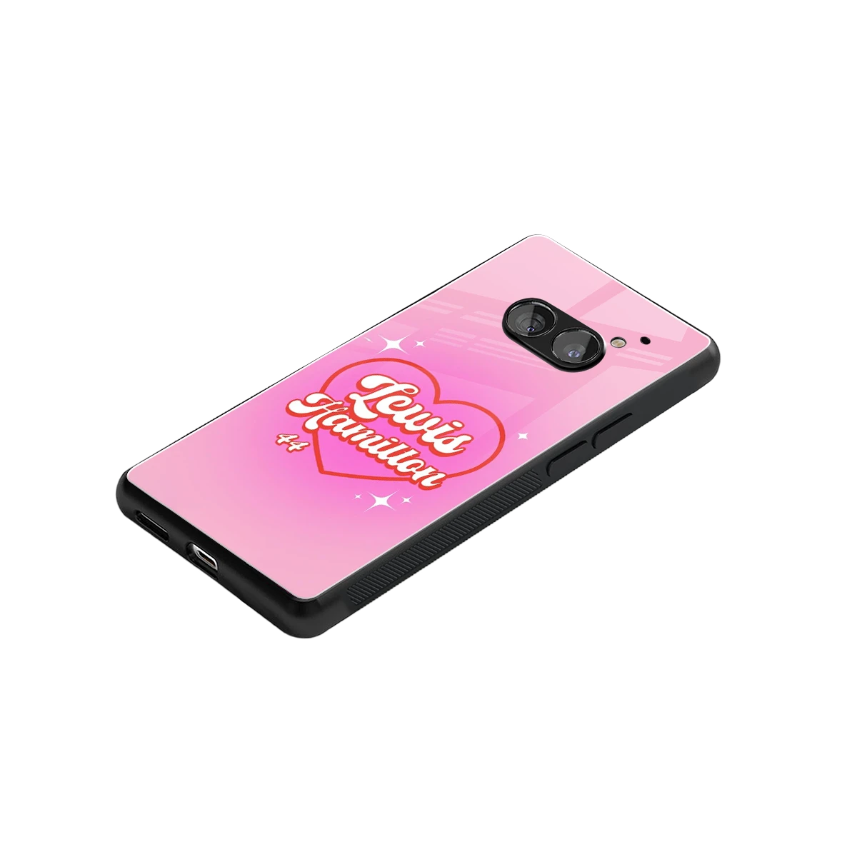 Lewis Hamilton stylish phone case for nothing phone 2a | glossy glass and slim fit