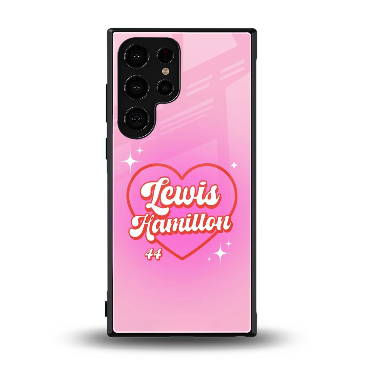 Lewis Hamilton back phone cover | glass case for samsung galaxy s24 ultra