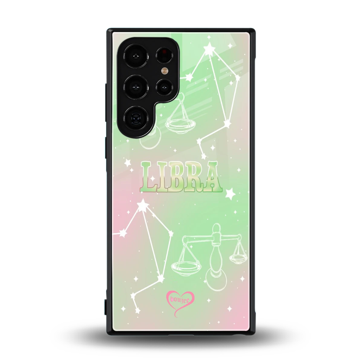 Libra Aura back phone cover | glass case for samsung galaxy s24 ultra